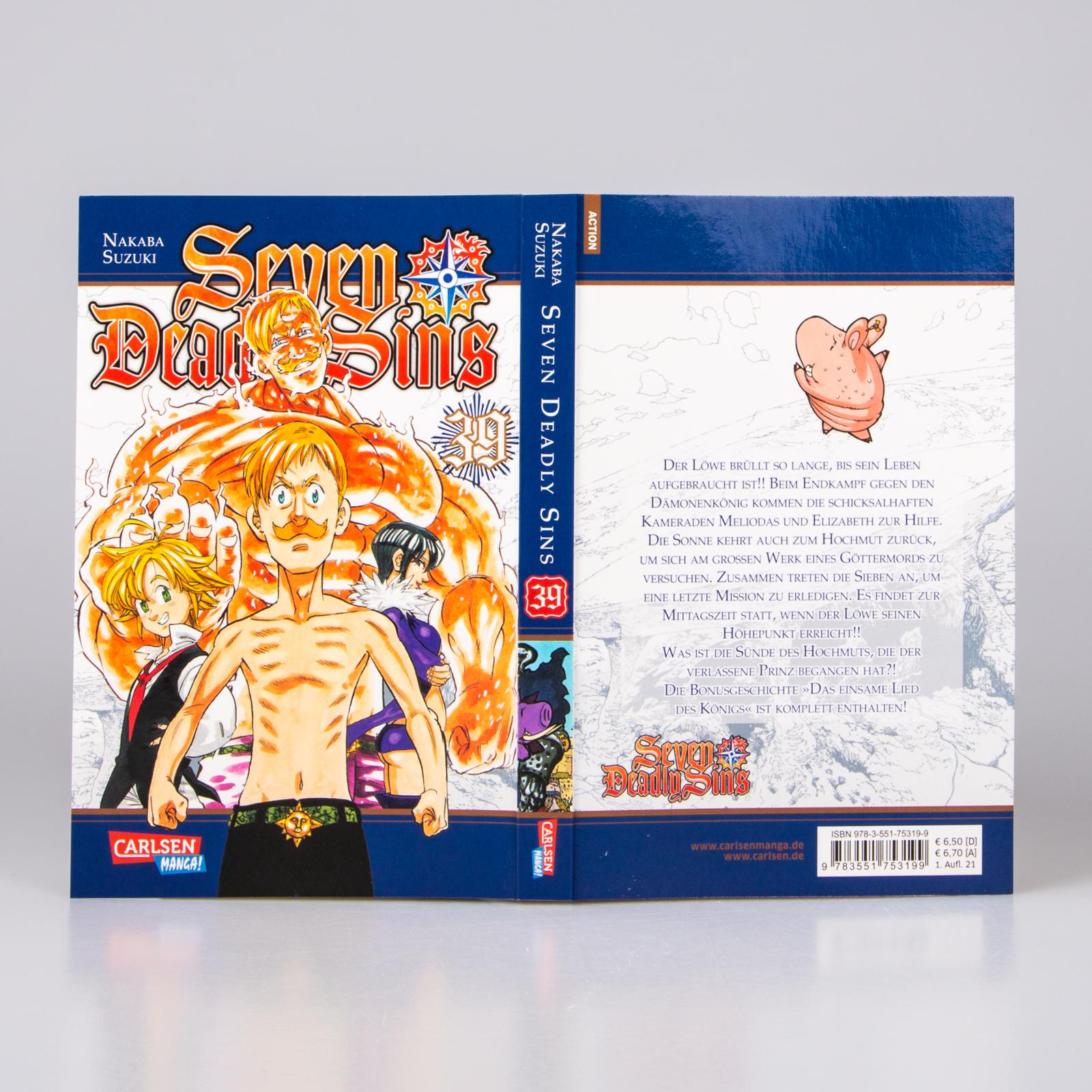 Mangá - Nanatsu no Taizai: The Seven Deadly Sins Vol.39