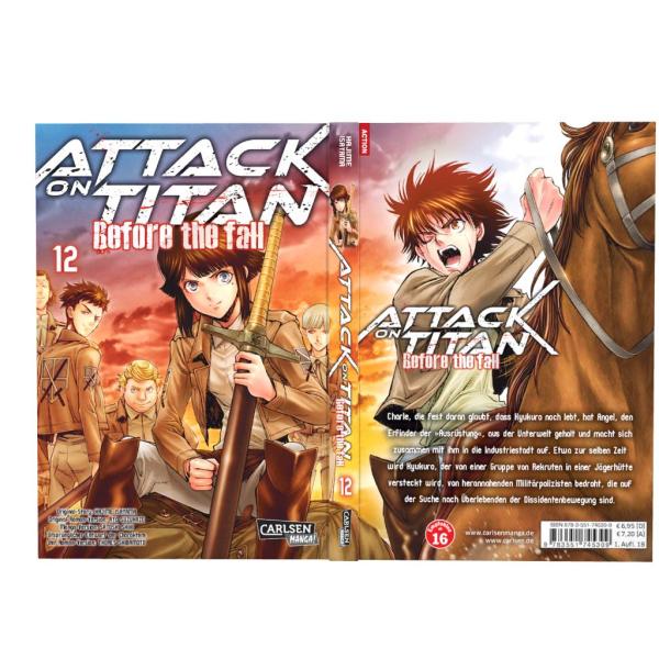 Manga: Attack on Titan - Before the Fall 12