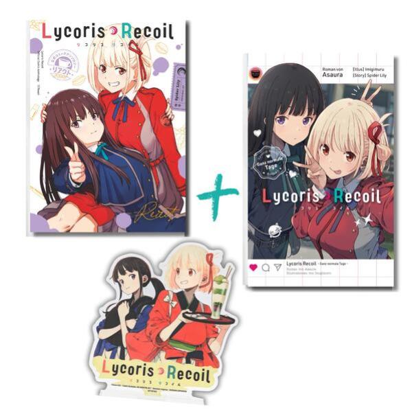 Roman: Lycoris Recoil Bundle: Manga + + Acrylfigur