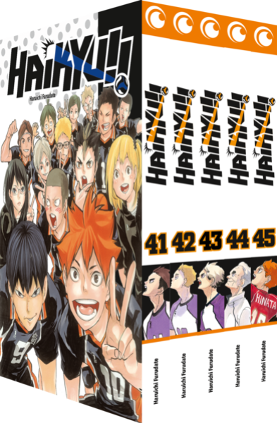 Manga: Haikyu!! Sammelbox 5 – Band 41-45 im Schuber