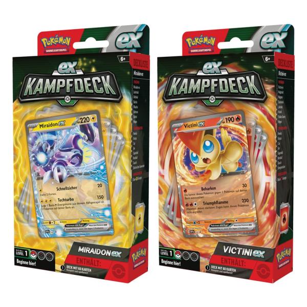 Pokemon: Miraidon EX / Victini EX Kampfdeck